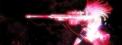 Anime Girl Pink Gun Fb Covers Facebook Covers